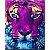 Painting by Numbers Art Animal Colorful Lion Face